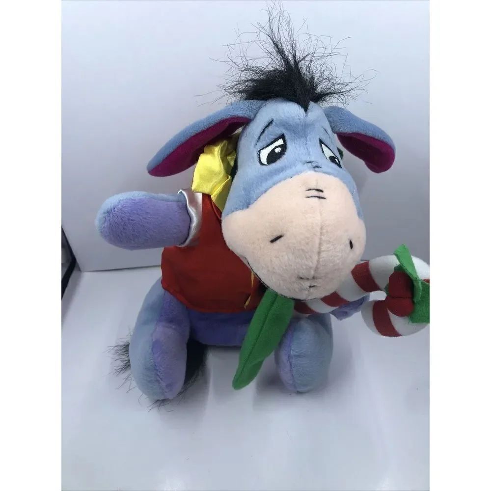 Disney Eeyore Plush Winnie The Pooh Holiday Musical Dancer 2002. Christmas. Read